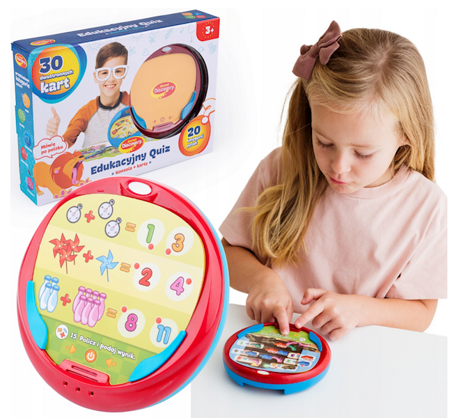 DUMEL EDUKACYJNY QUIZ KONSOLA + KARTY 62432