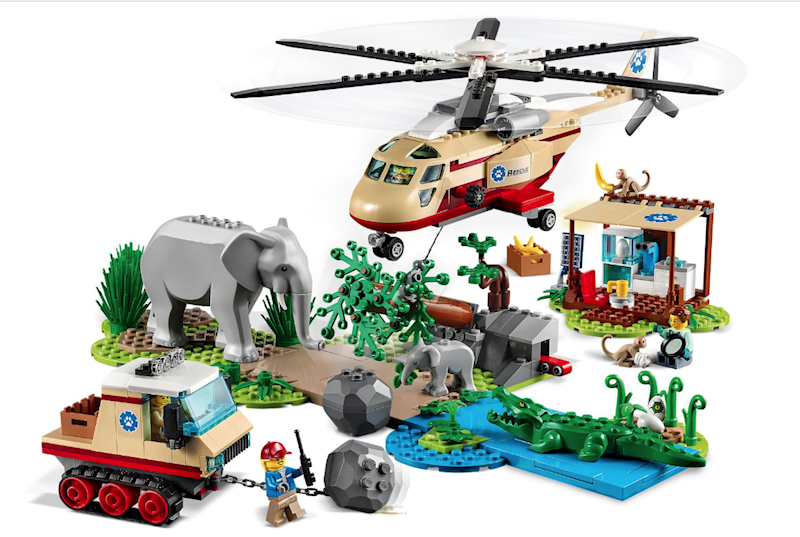 LEGO CITY NA RATUNEK DZIKIM ZWIERZĘTOM 60302 