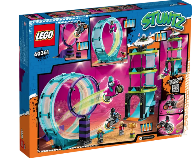 LEGO CITY EKSTREMALNE WYZWANIE KASKADERSKIE 60361+