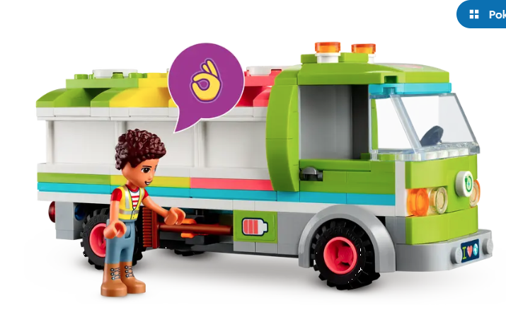 LEGO FRIENDS CIĘŻARÓWKA RECYKLINGOWA 41712 +