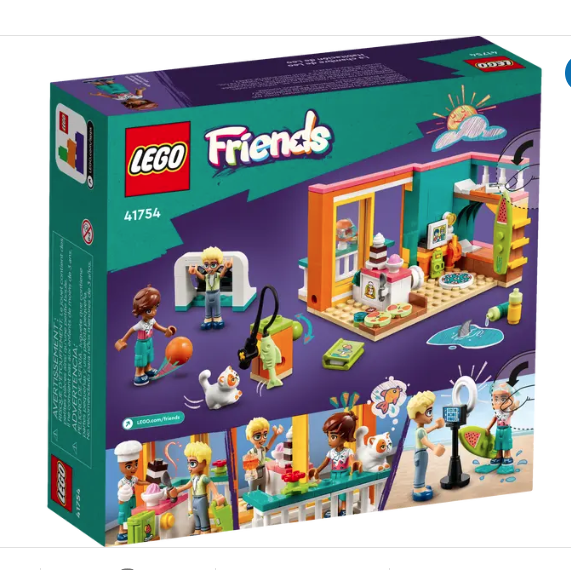 LEGO FRIENDS POKÓJ LEO 41754+