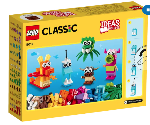 LEGO CLASSIC KREATYWNE POTWORY 11017