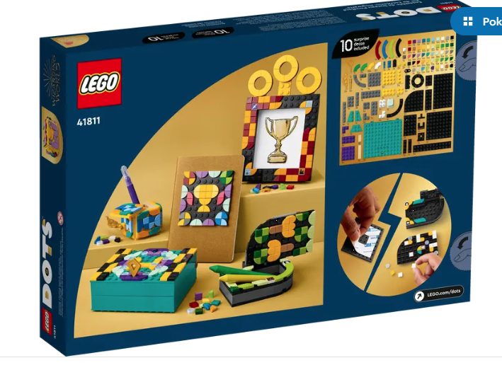 LEGO DOTS ZESTAW NA BIURKO HOGWARTU 41811+