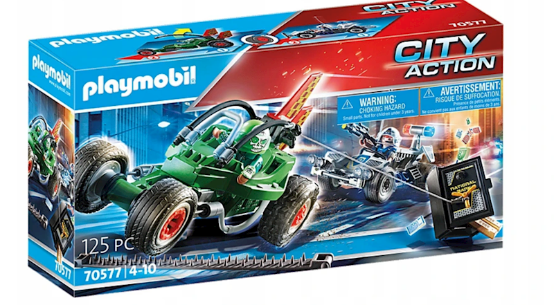 PLAYMOBIL POŚCIG ZA WŁAMYWACZEM 70577