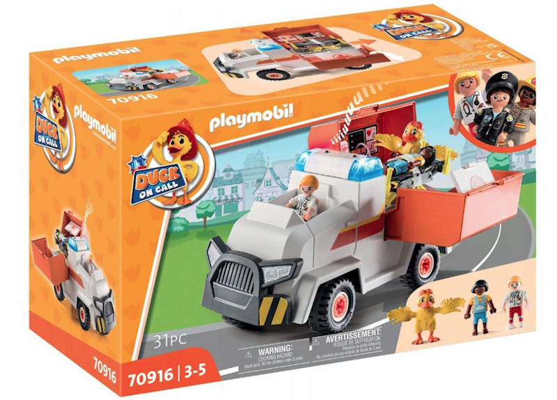 PLAYMOBIL DUCK ON CALL AMBULANS 70916