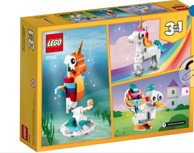 LEGO CREATOR MAGICZNY JEDNOROŻEC 31140 +