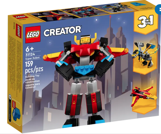 LEGO CREATOR SUPER ROBOT 31124 +