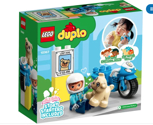 LEGO DUPLO MOTOCYKL POLICYJNY 10967 +