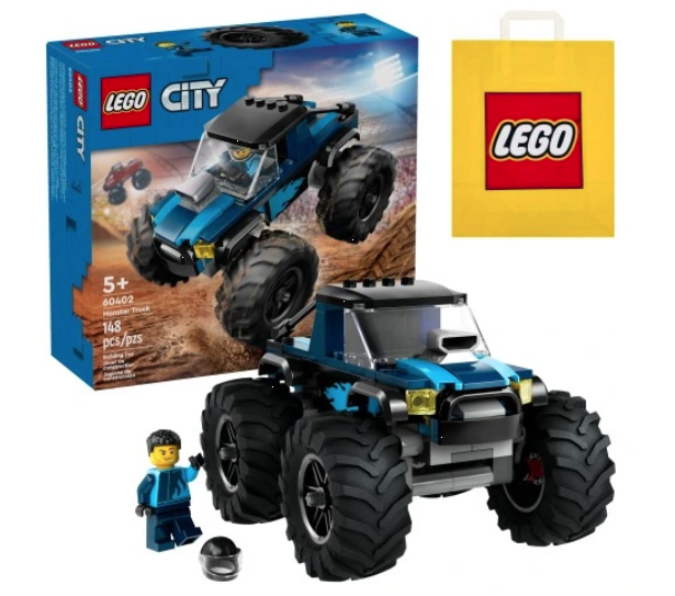 LEGO CITY NIEBIESKI MONSTER TRUCK 60402