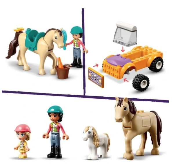 LEGO FRIENDS PRZYCZEPKA DLA KONIA I KUCYKA 42634+
