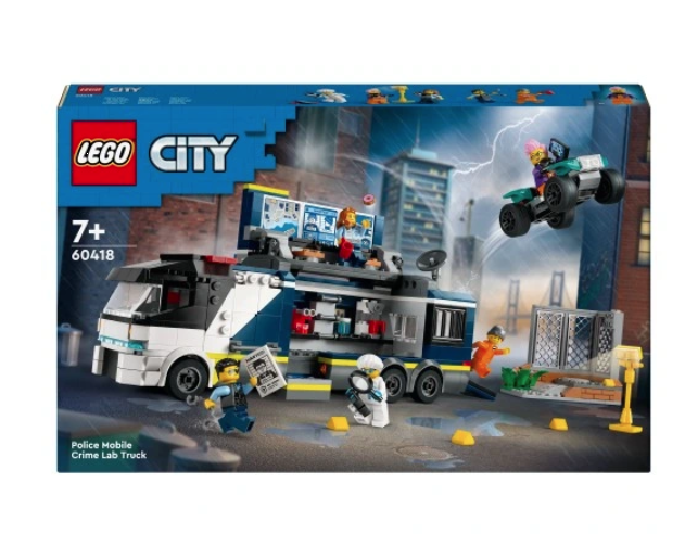 LEGO CITY CIĘŻARÓWKA Z LABOLATORIUM 60418 +