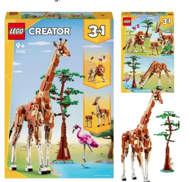 LEGO CREATOR DZIKIE ZWIERZETA NA SAFARI 31150 +