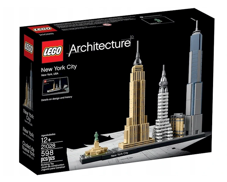 LEGO ARCHITECTURE NOWY YORK 21028 +