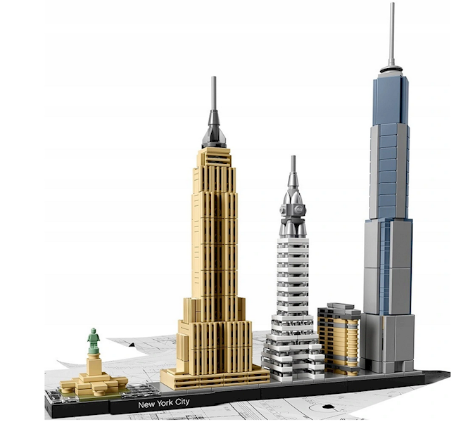 LEGO ARCHITECTURE NOWY YORK 21028 +
