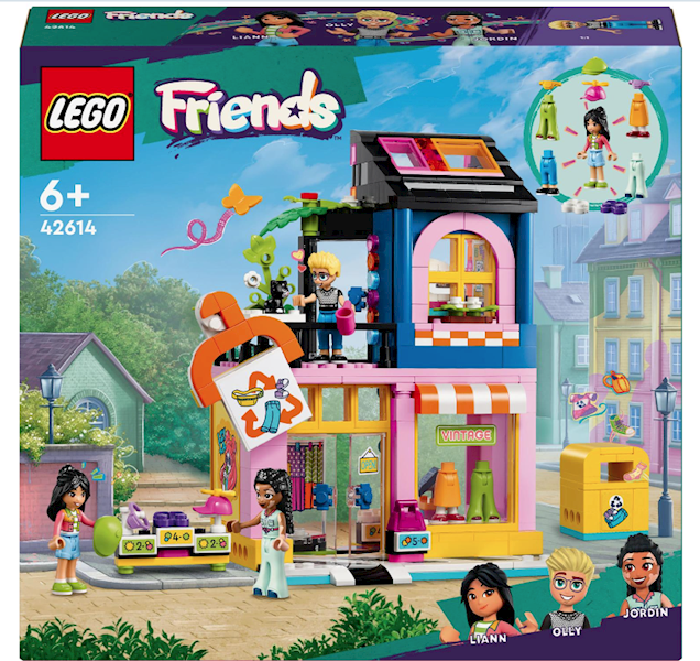 LEGO FRIENDS SKLEP Z UŻYWANĄ ODZIEŻĄ 42614+