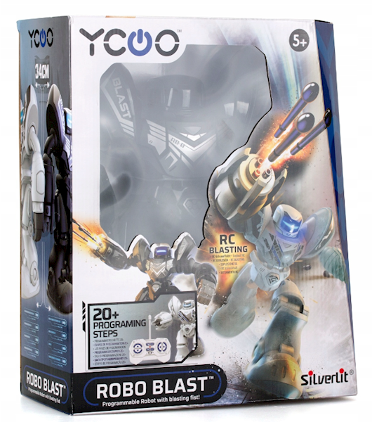 SILVERLIT ROBO BLAST CZARNY 88098