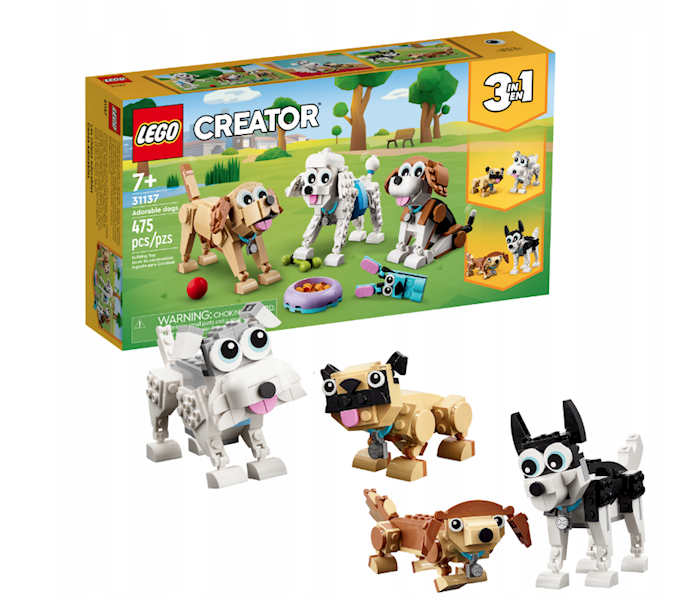 LEGO CREATOR UROCZE PSIAKI 31137+