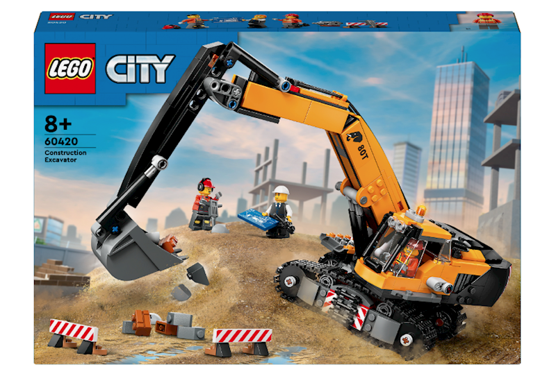 LEGO CITY ŻÓŁTA KOPARKA 60420+