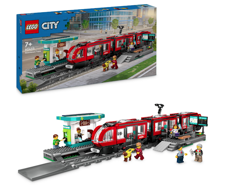 LEGO CITY TRAMWAJ MIEJSKI ZE STACJĄ 60423