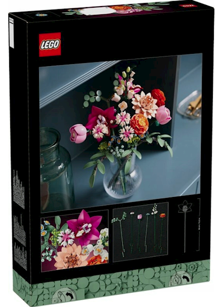 LEGO BOTANICALS PIĘKNY RÓŻOWY KWIAT 10342 +
