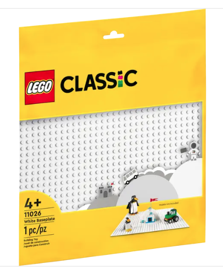 LEGO CLASSIC BIAŁA PŁYTKA KONSTRUKCYJNA 11026 +