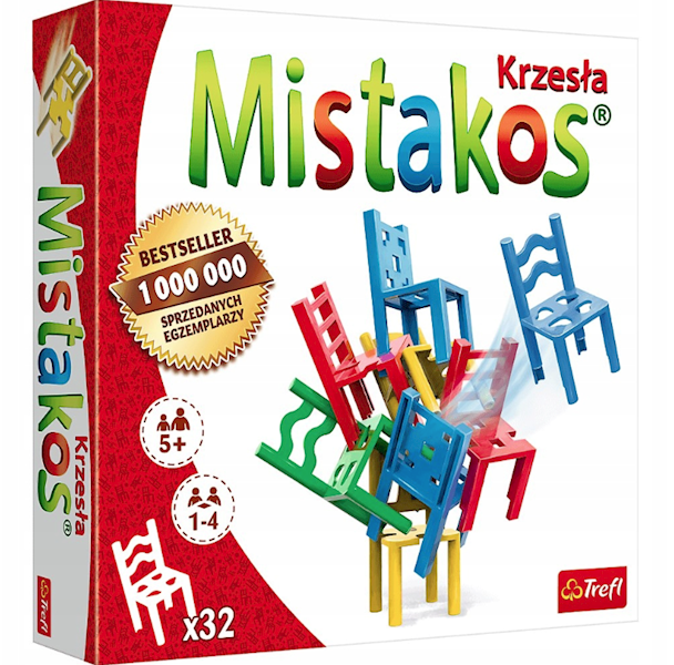 TREFL GRA MISTAKOS KRZESŁA WERJA 4-OSOB. 02074