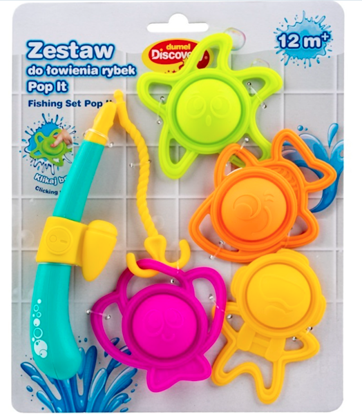 DUMEL ZESTAW DO ŁOWIENIA RYBEK POP IT 43440
