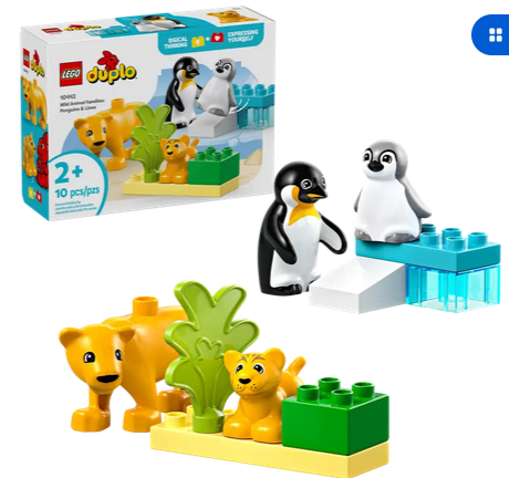 LEGO DUPLO RODZINY DZIKICH ZWIERZĄT PINGWINY 10442