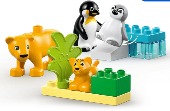 LEGO DUPLO RODZINY DZIKICH ZWIERZĄT PINGWINY 10442