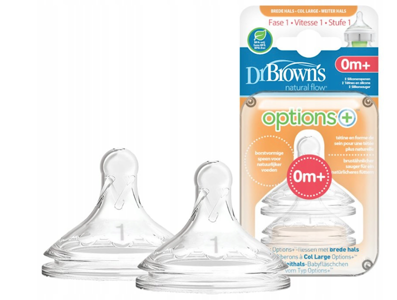 DR BROWNS SMOCZEK SZER. 1 OPTONS + 2-PAK 0-3