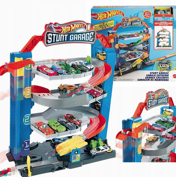 HOT WHEELS GARAŻ PARKING Z WINDĄ