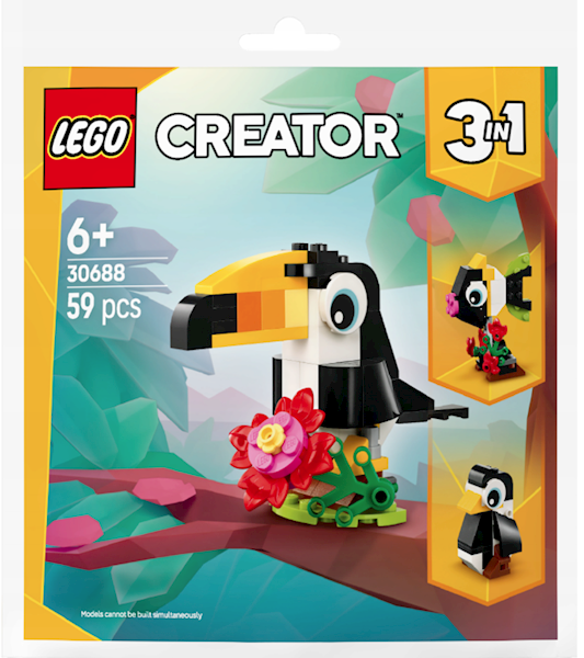 LEGO CREATOR TROPIKALNY TUKAN 30688+