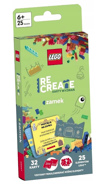 LEGO BOOKS REBUILD KARTY WYZWAŃ ZAMEK +