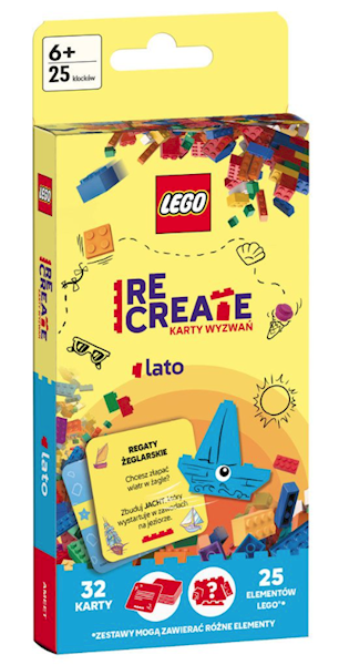 LEGO BOOKS REBUILD KARTY WYZWAŃ LATO +