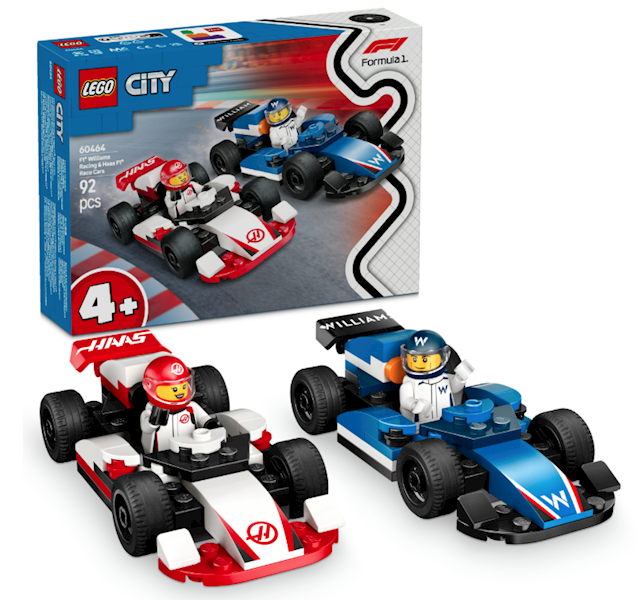 LEGO CITY F1 BOLIDY WILLIAMS RACING I HAAS 60464 +