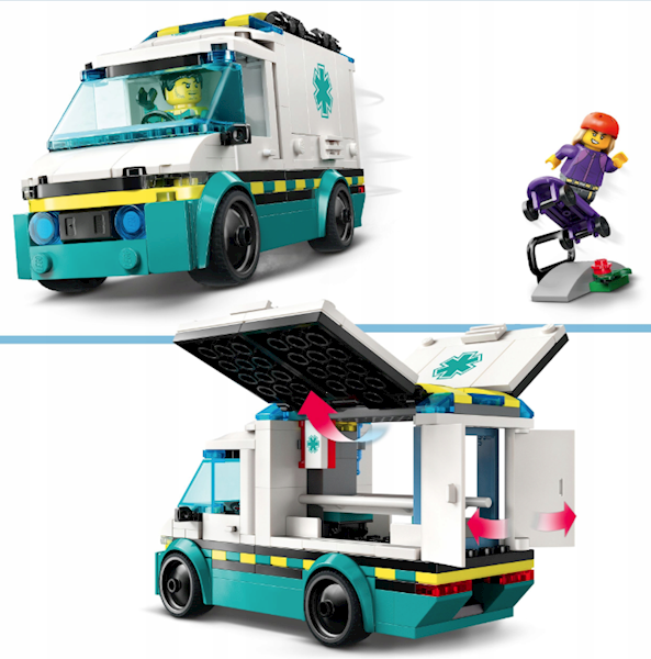 LEGO CITY KARETKA POGOTOWIA 60451 +