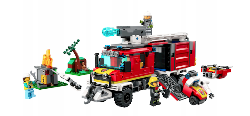LEGO CITY TERENOWY POJAZD STRAŻY POŻARNEJ 60374+