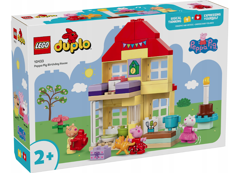 LEGO DUPLO URODZINOWY DOMEK PEPPY 10433+