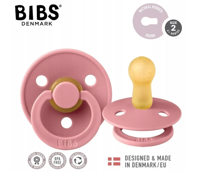 BIBS SMOCZ.USP. DUSTY PINK 6+ M