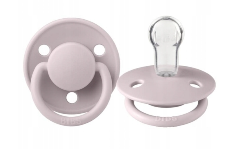 BIBS SMOCZEK USP. SILIKON PINK PLUM 0-36 DE LUXE