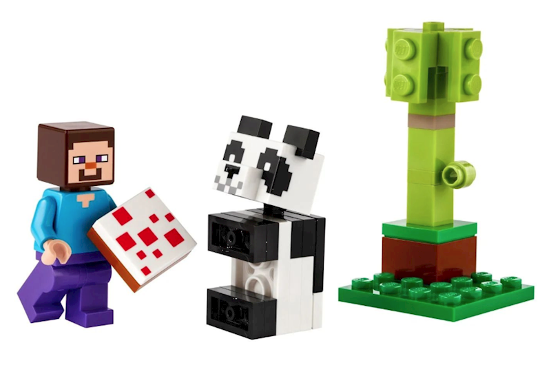 LEGO MINECRAFT STEVE MAŁA PANDA 30672+