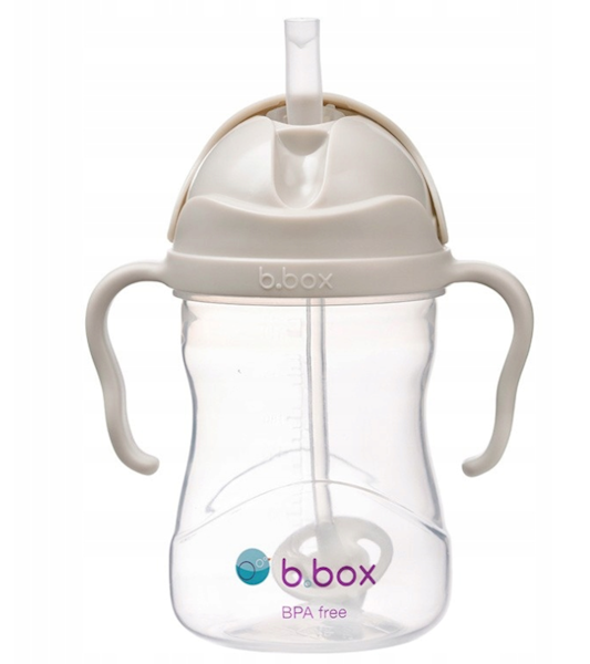 B.BOX BIDON ZE SŁOMKĄ 240ML LATTE