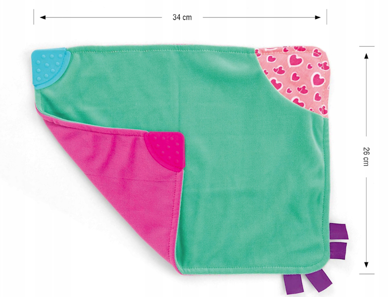 MILLY MALLY KOCYK BLANKY PINK