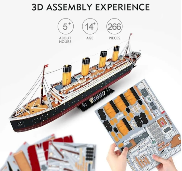 CUBICFUN PUZZLE 3D TITANIC LED