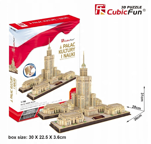 CUBICFUN PAŁAC KULTURY I NAUKI 144EL