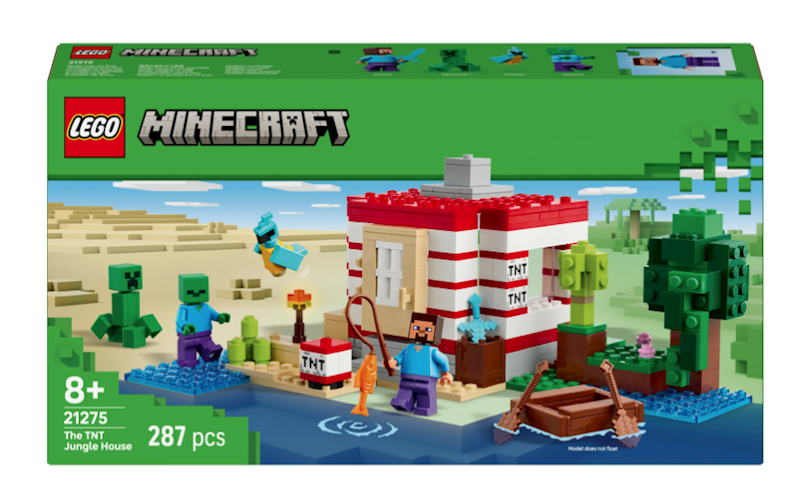 LEGO MINECRAFT DOM TNT W DŻUNGLI 21275
