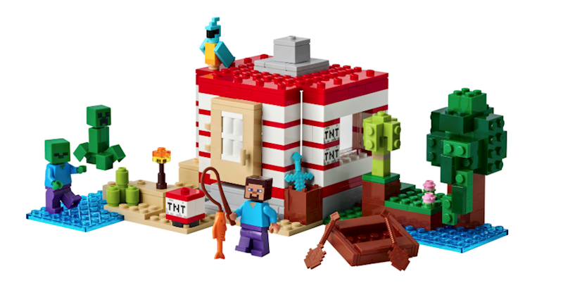 LEGO MINECRAFT DOM TNT W DŻUNGLI 21275