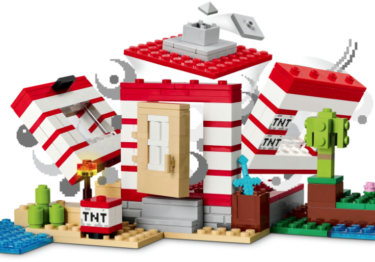 LEGO MINECRAFT DOM TNT W DŻUNGLI 21275