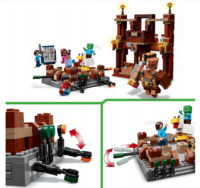 LEGO MINECRAFT RING W LEŚNYM DWORZE 21272 +