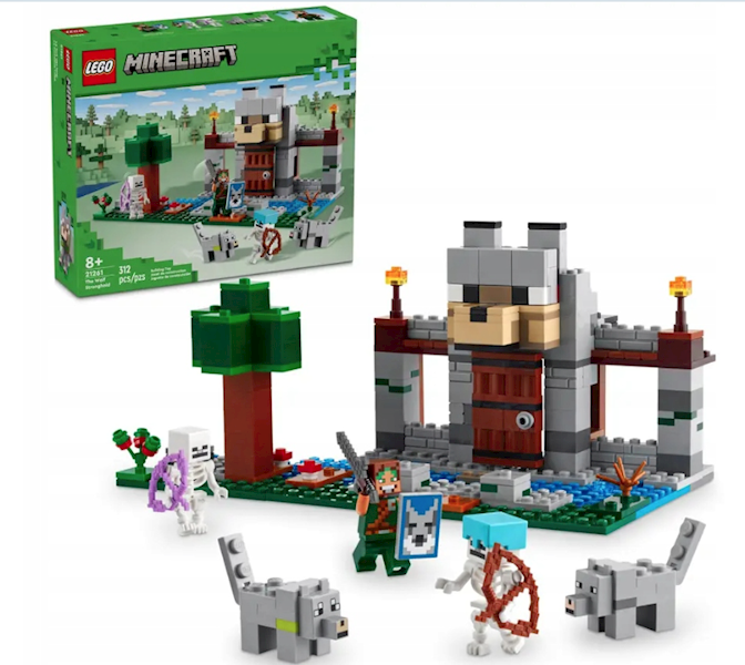 LEGO MINECRAFT 21261 WILCZA TWIERDZA